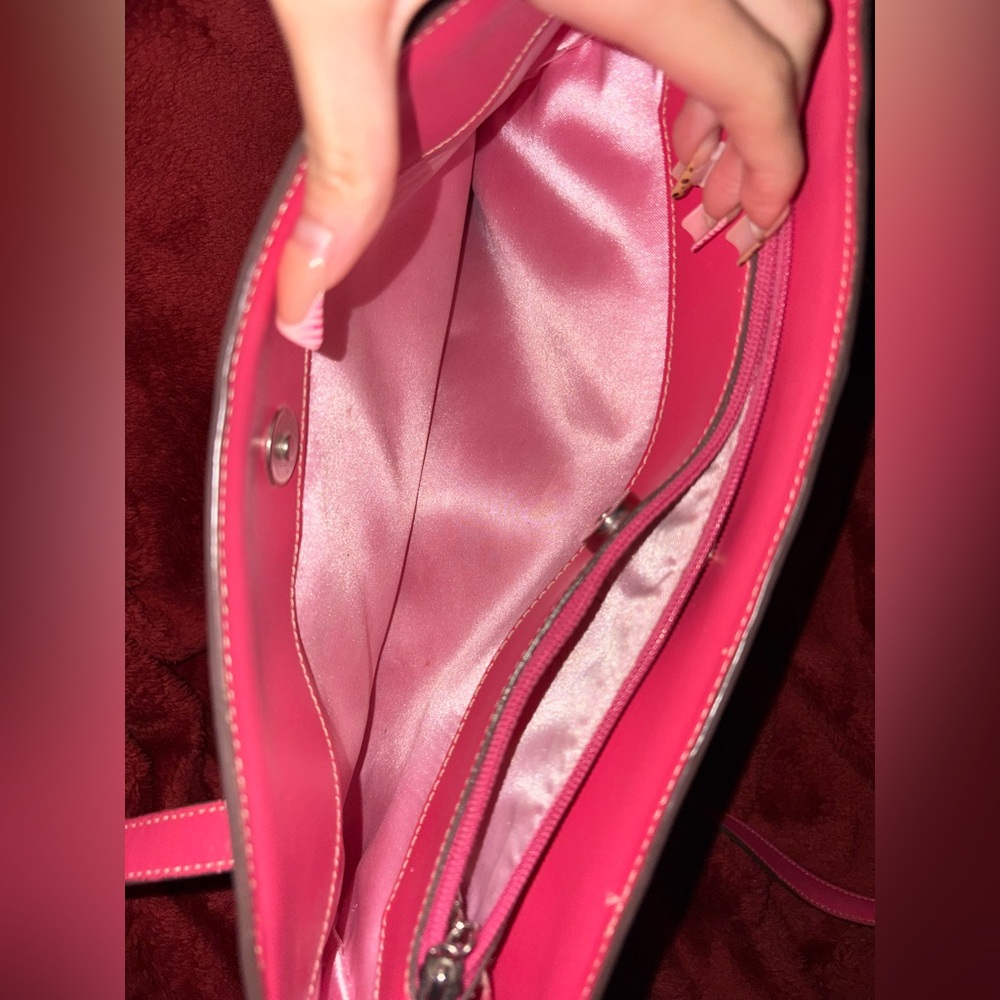 pink shoulder bag purse